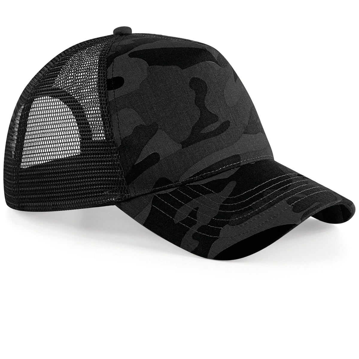Beechfield Camo Snapback Trucker