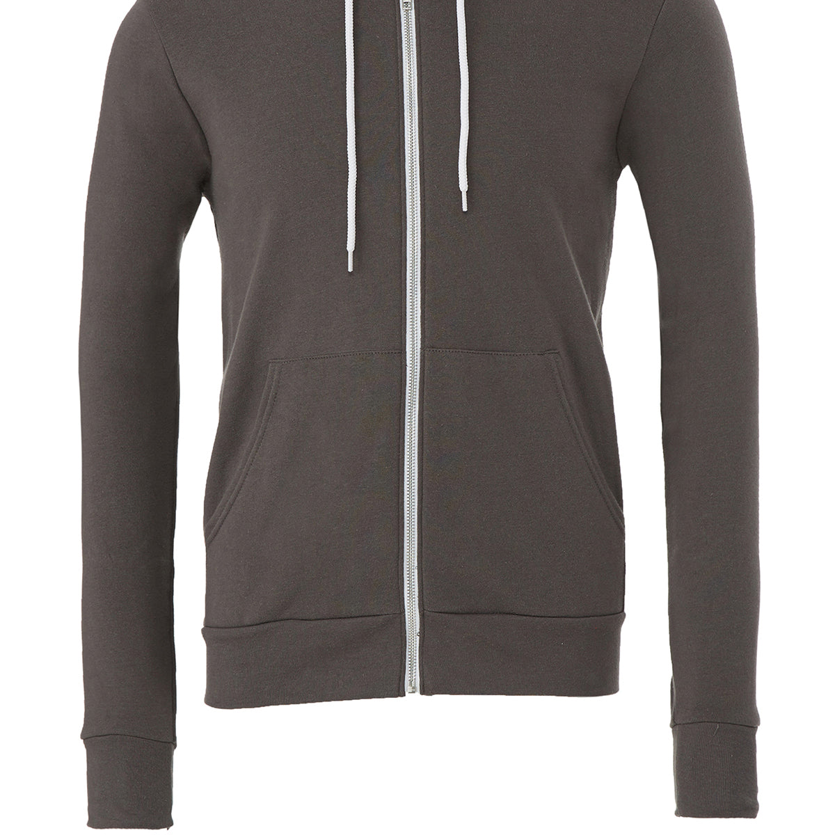 Bella & Canvas Unisex Polycotton Fleece Full-Zip Hoodie