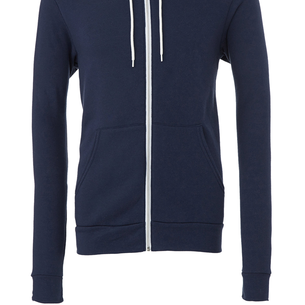 Bella & Canvas Unisex Polycotton Fleece Full-Zip Hoodie