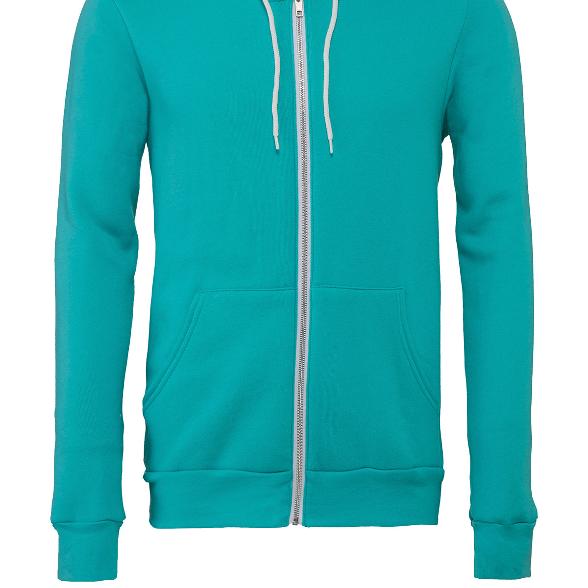 Bella & Canvas Unisex Polycotton Fleece Full-Zip Hoodie