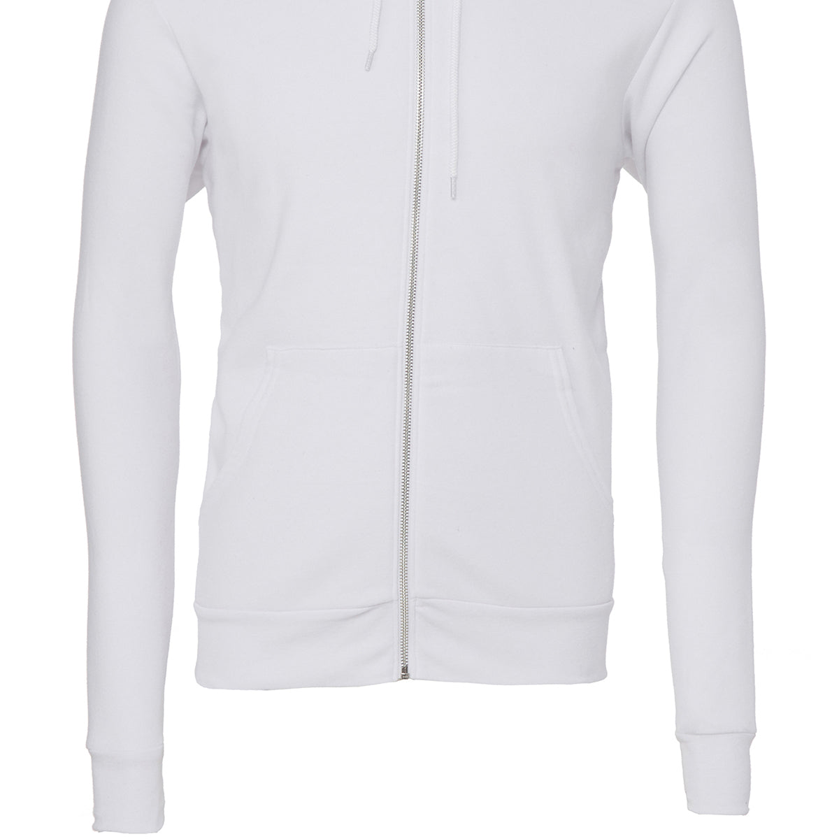Bella & Canvas Unisex Polycotton Fleece Full-Zip Hoodie