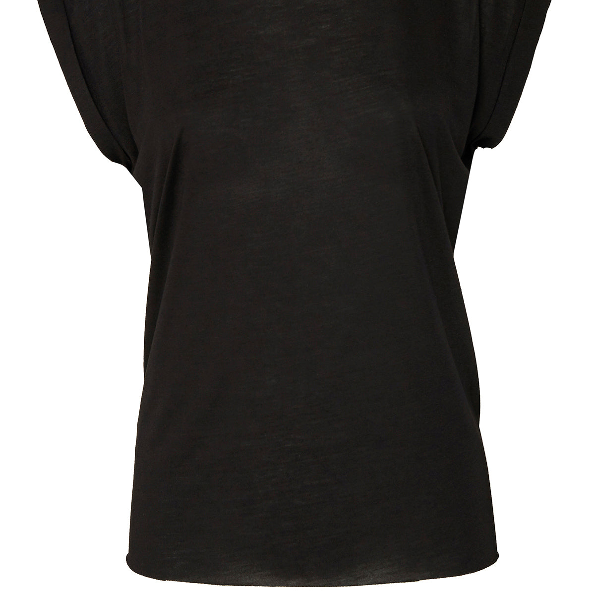 Bella & Canvas Women'S Flowy Muscle Tee With Rolled Cuff