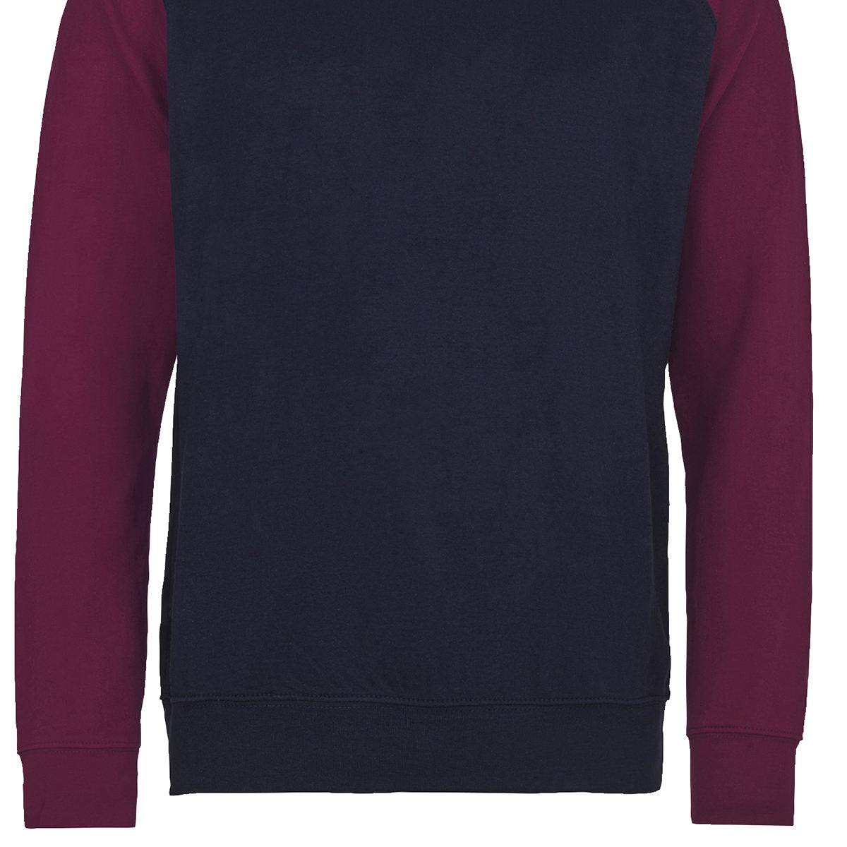 AWDis Just Hoods Baseball Sweatshirt