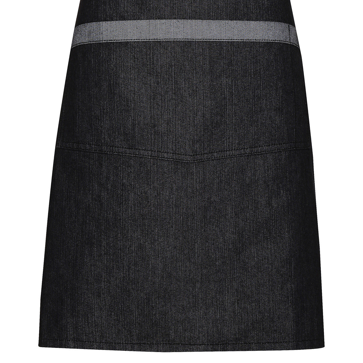 PremierDomain Contrast Denim Waist Apron