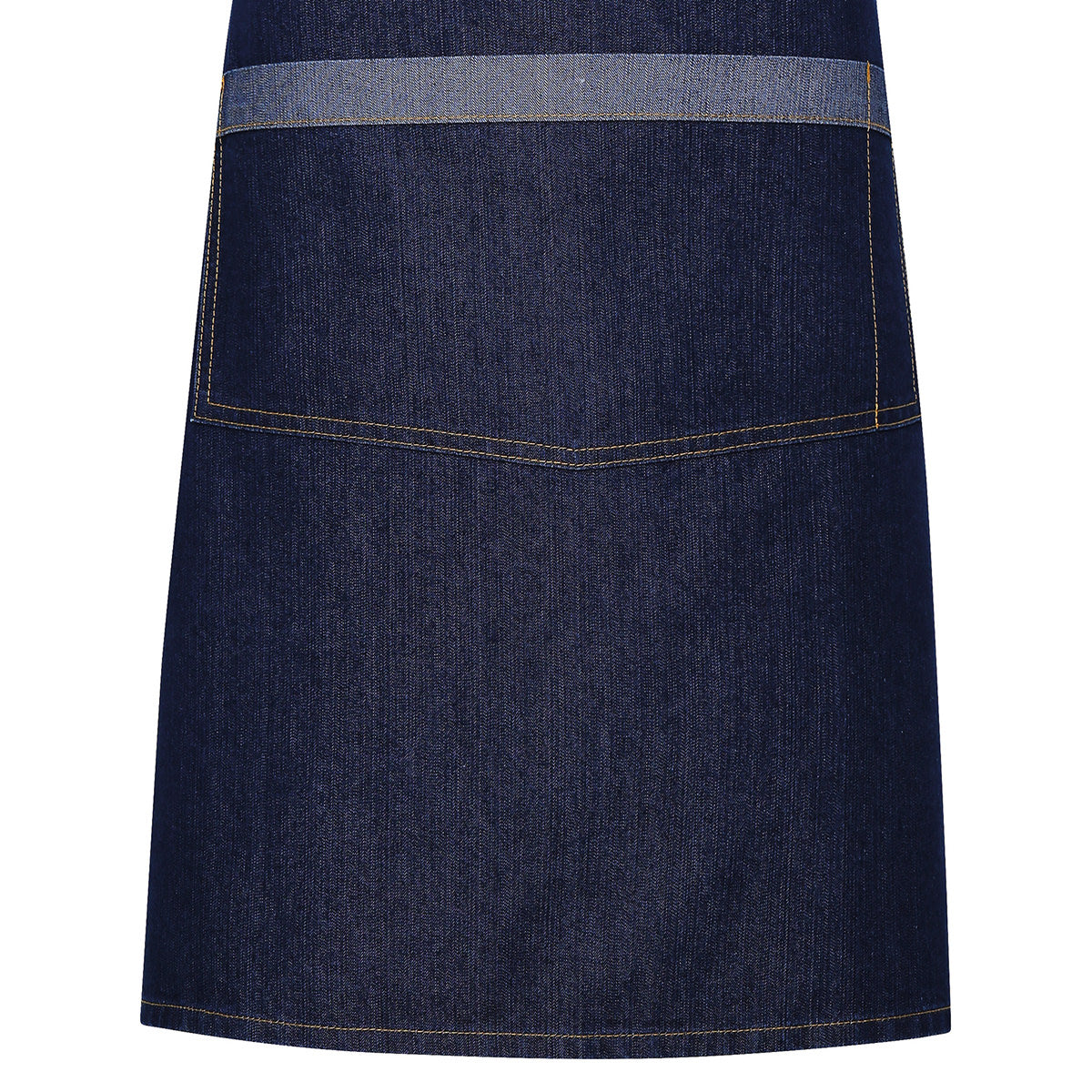 PremierDomain Contrast Denim Waist Apron