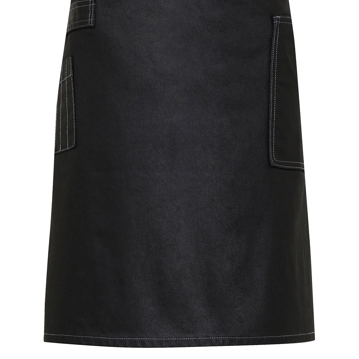 PremierDivision Waxed-Look Denim Waist Apron