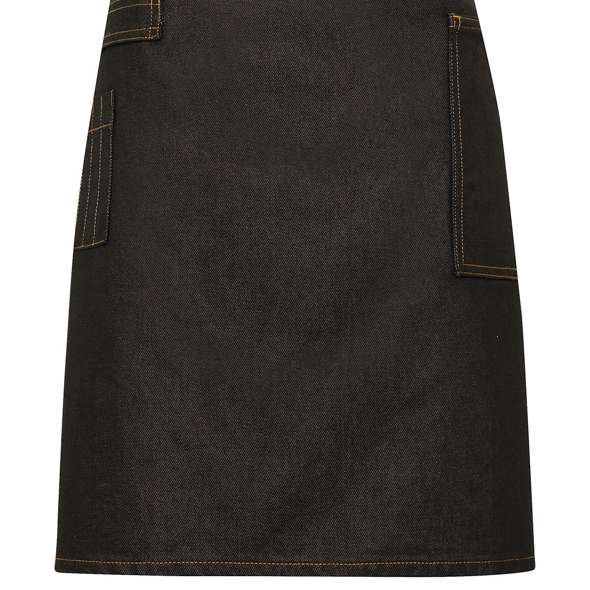 PremierDivision Waxed-Look Denim Waist Apron