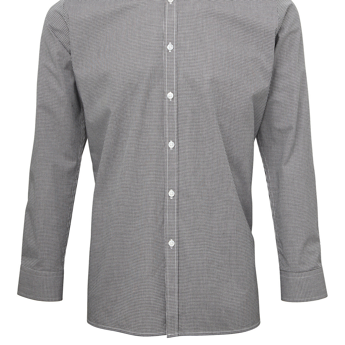 PremierMicrocheck (Gingham) Long Sleeve Cotton Shirt