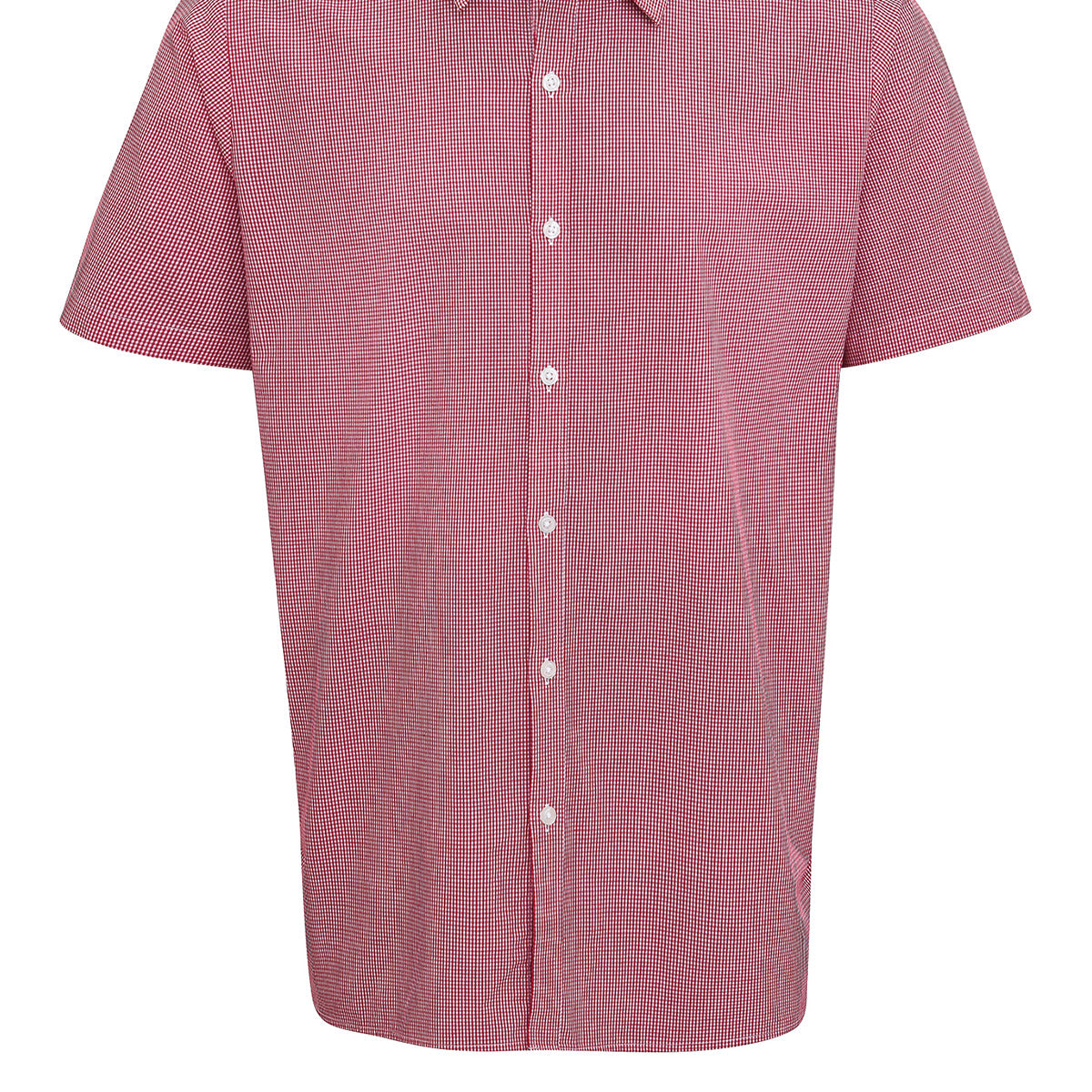 PremierMicrocheck (Gingham) Short Sleeve Cotton Shirt