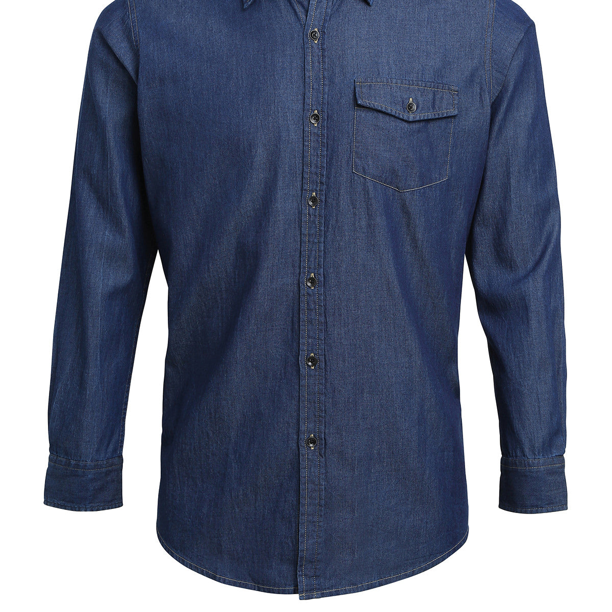 PremierJeans Stitch Denim Shirt