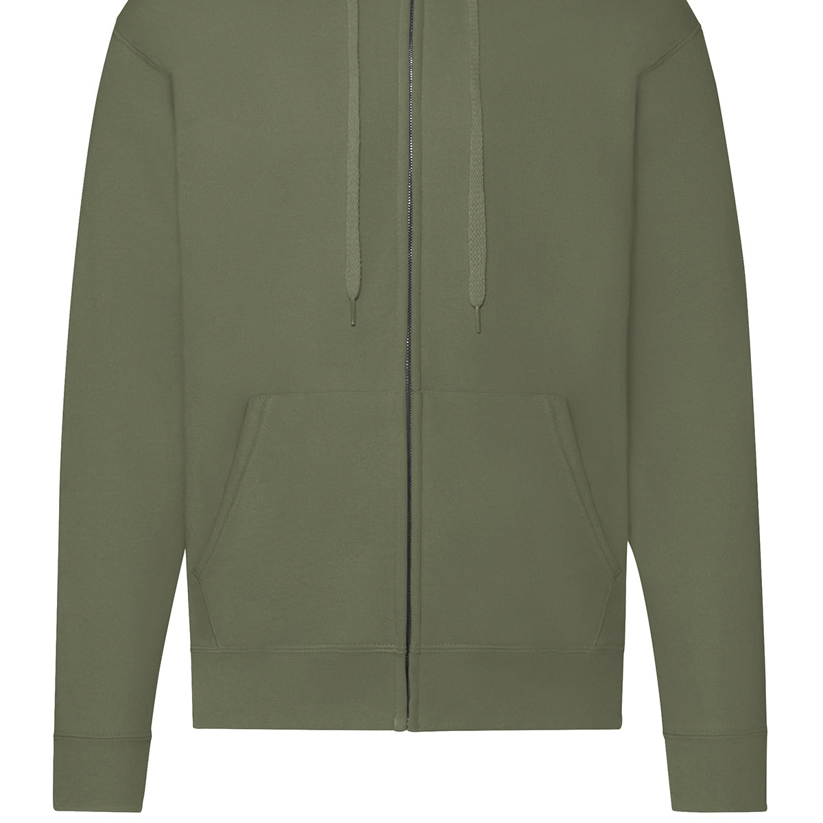 Fruit of the Loom Classic 80/20 Hooded Sweatshirt Jacket