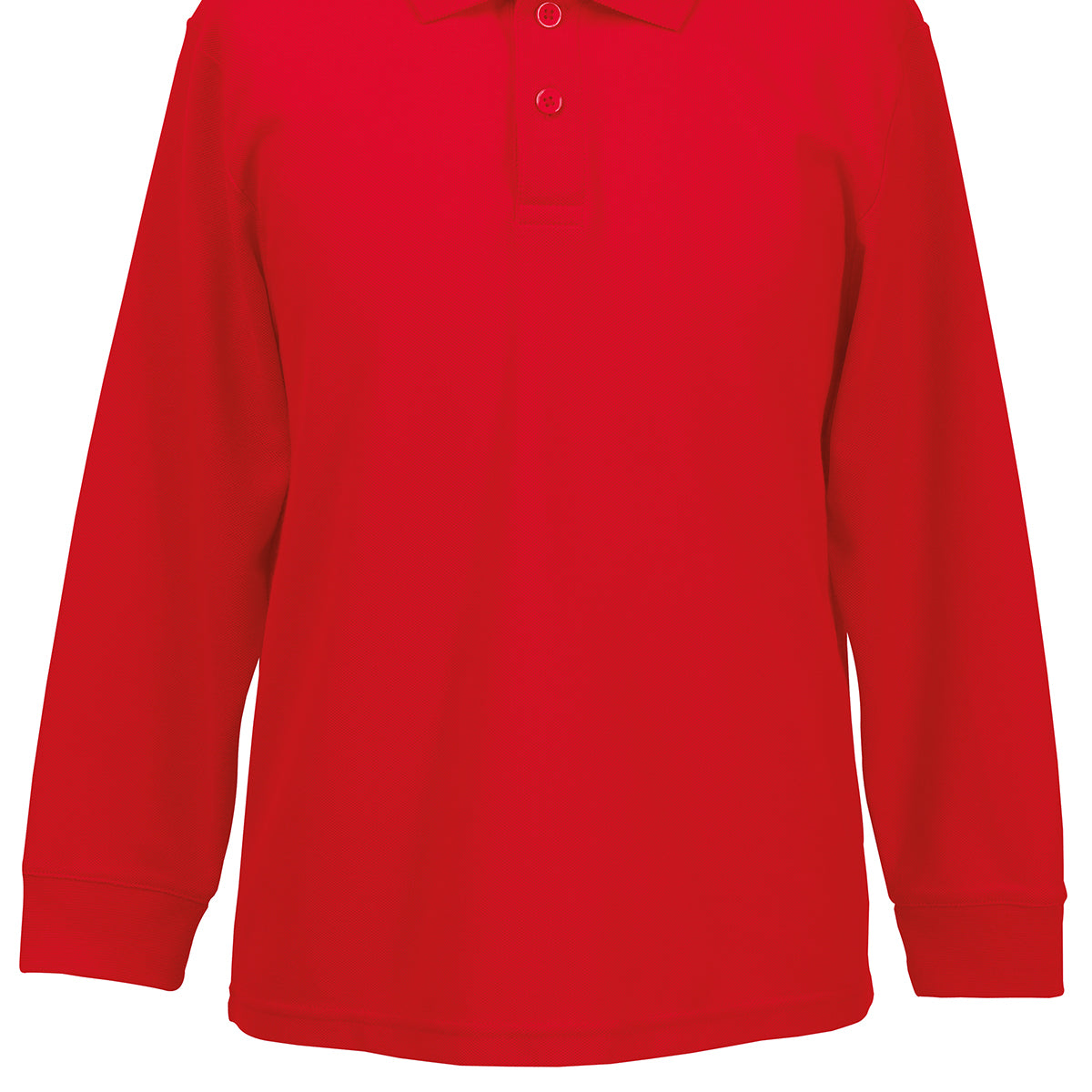 Fruit of the Loom Kids Long Sleeve 65/35 Polo