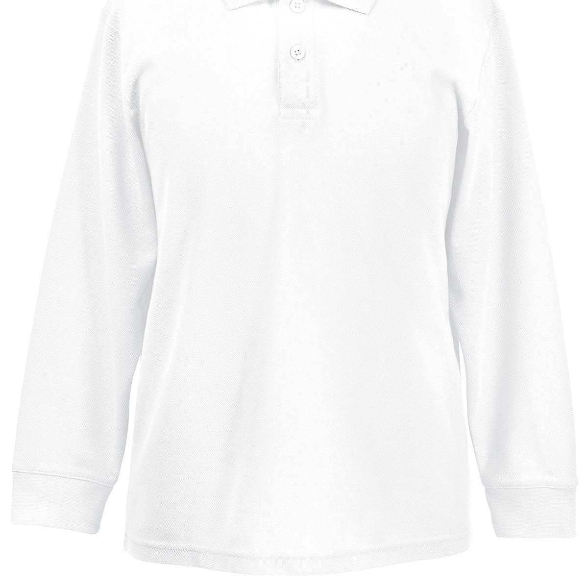 Fruit of the Loom Kids Long Sleeve 65/35 Polo