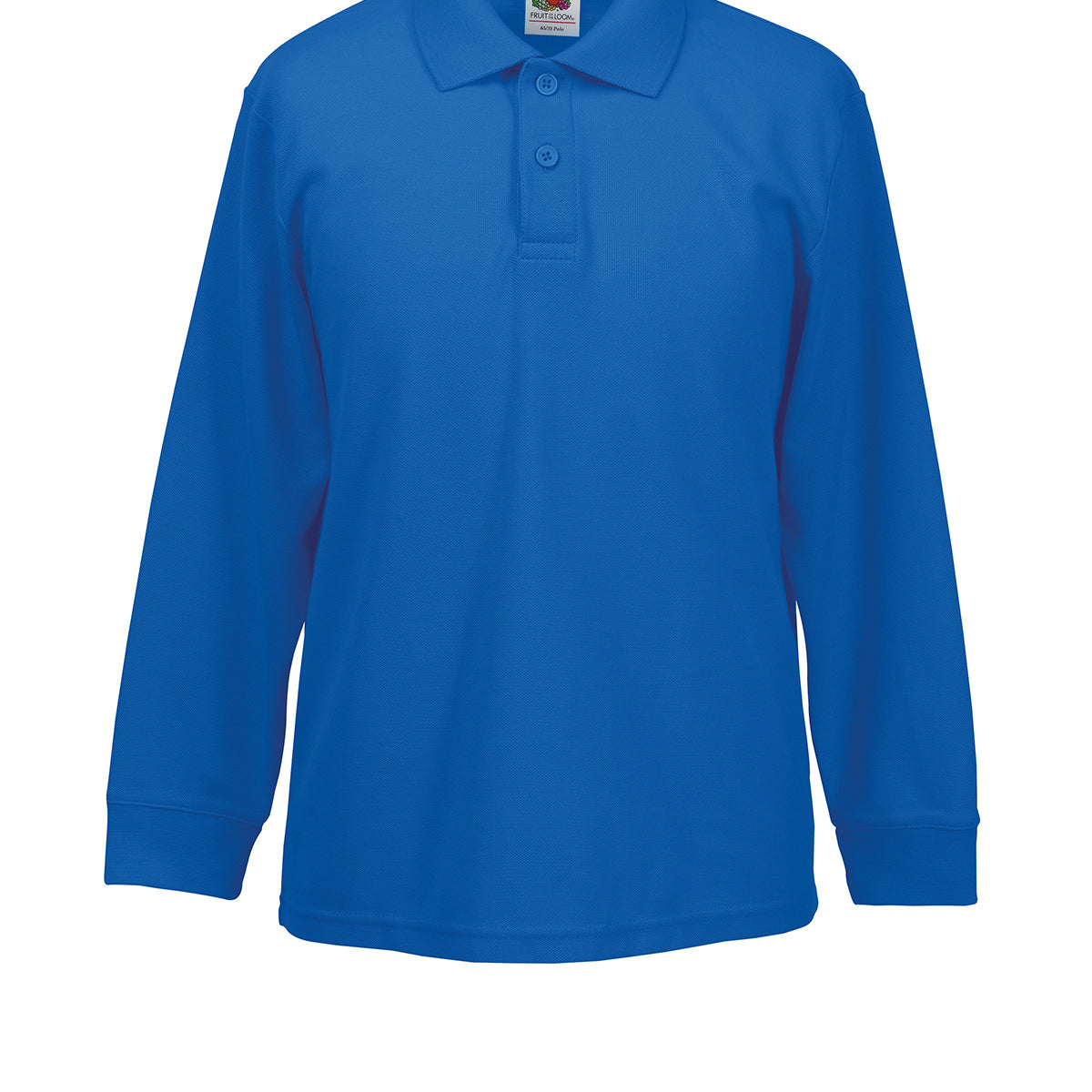 Fruit of the Loom Kids Long Sleeve 65/35 Polo