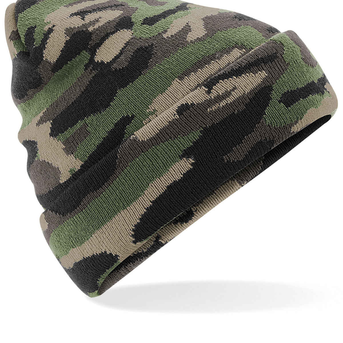 Beechfield Camo Cuffed Beanie