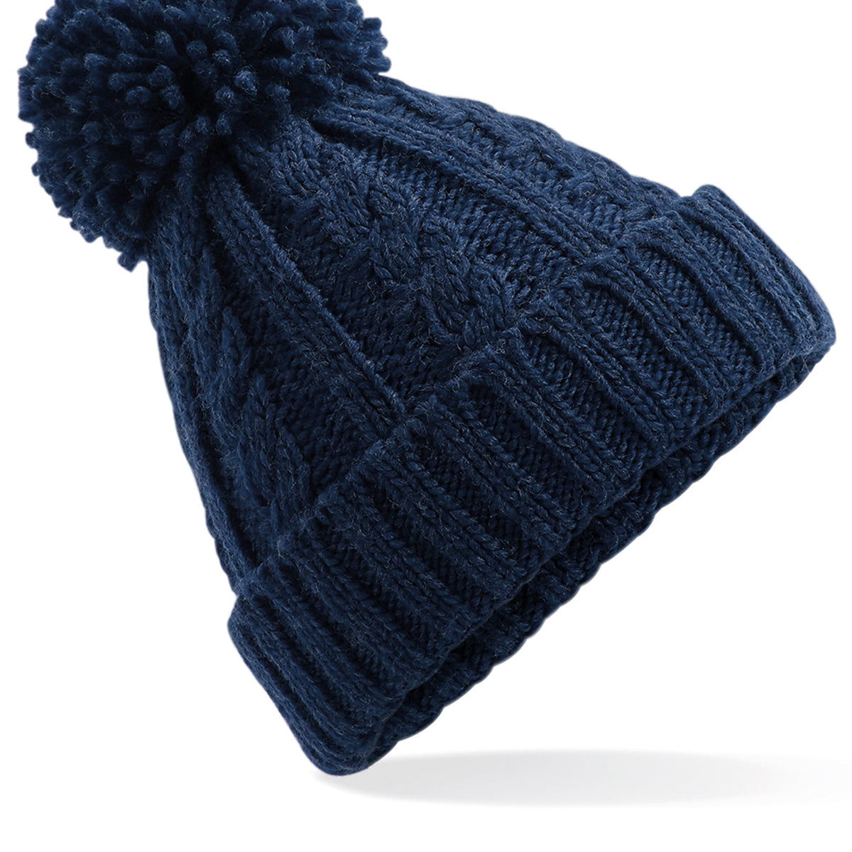 Beechfield Cable Knit Melange Beanie