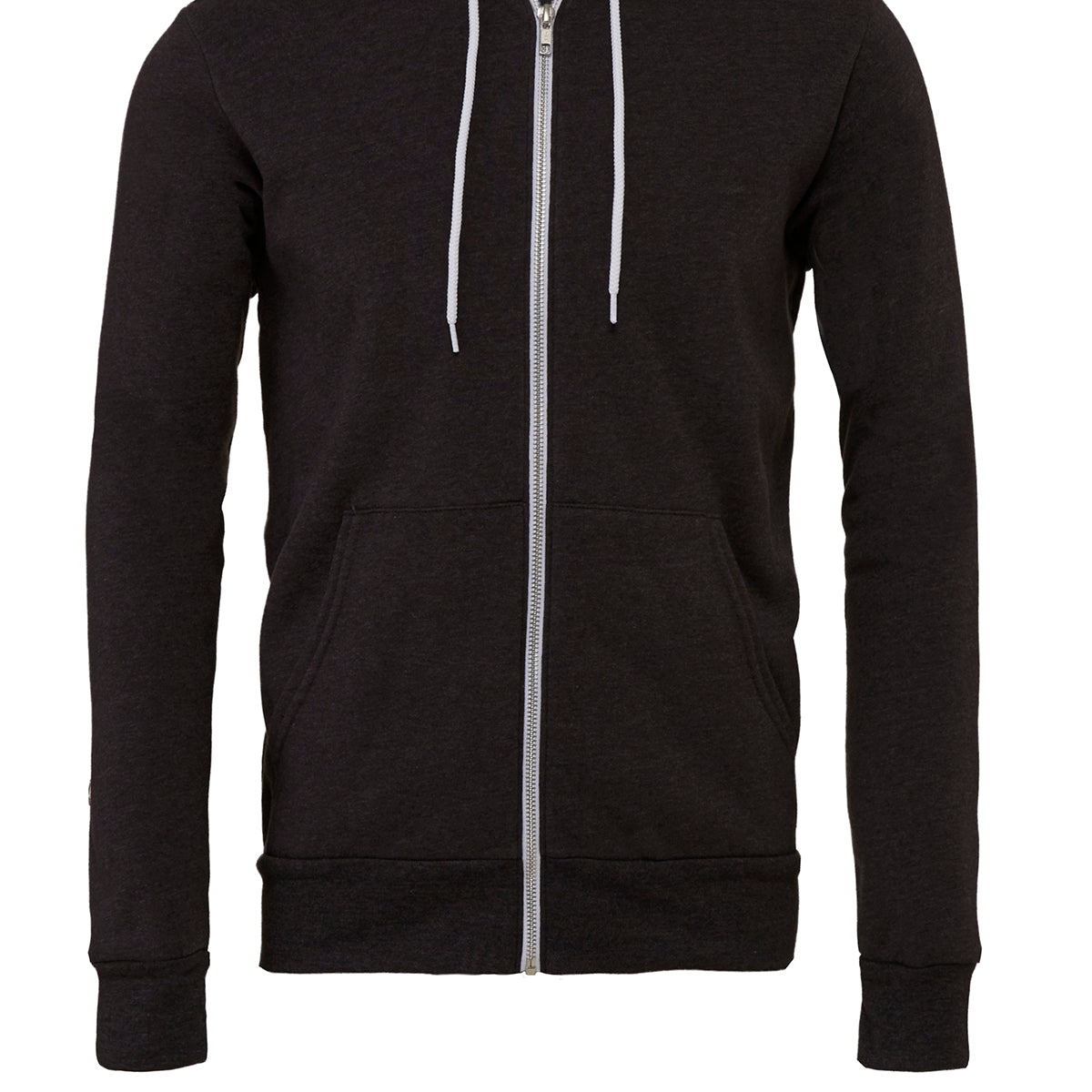 Bella & Canvas Unisex Polycotton Fleece Full-Zip Hoodie