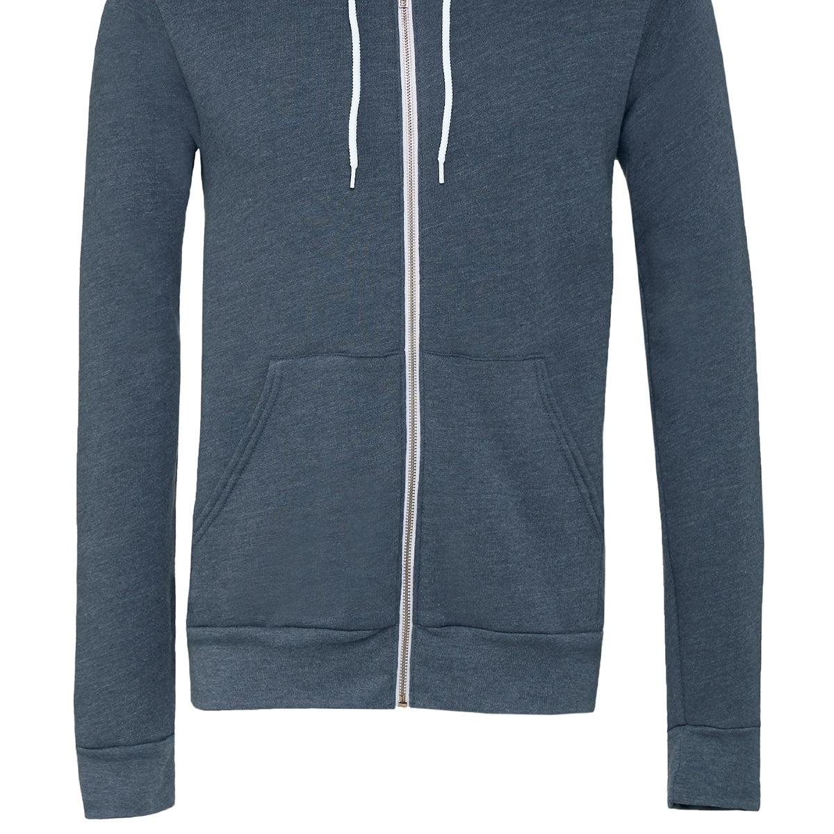 Bella & Canvas Unisex Polycotton Fleece Full-Zip Hoodie
