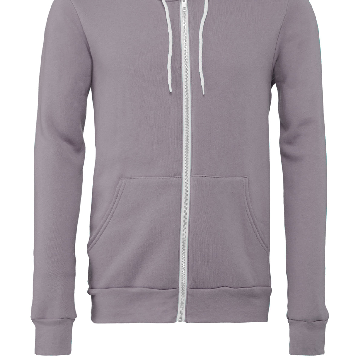 Bella & Canvas Unisex Polycotton Fleece Full-Zip Hoodie