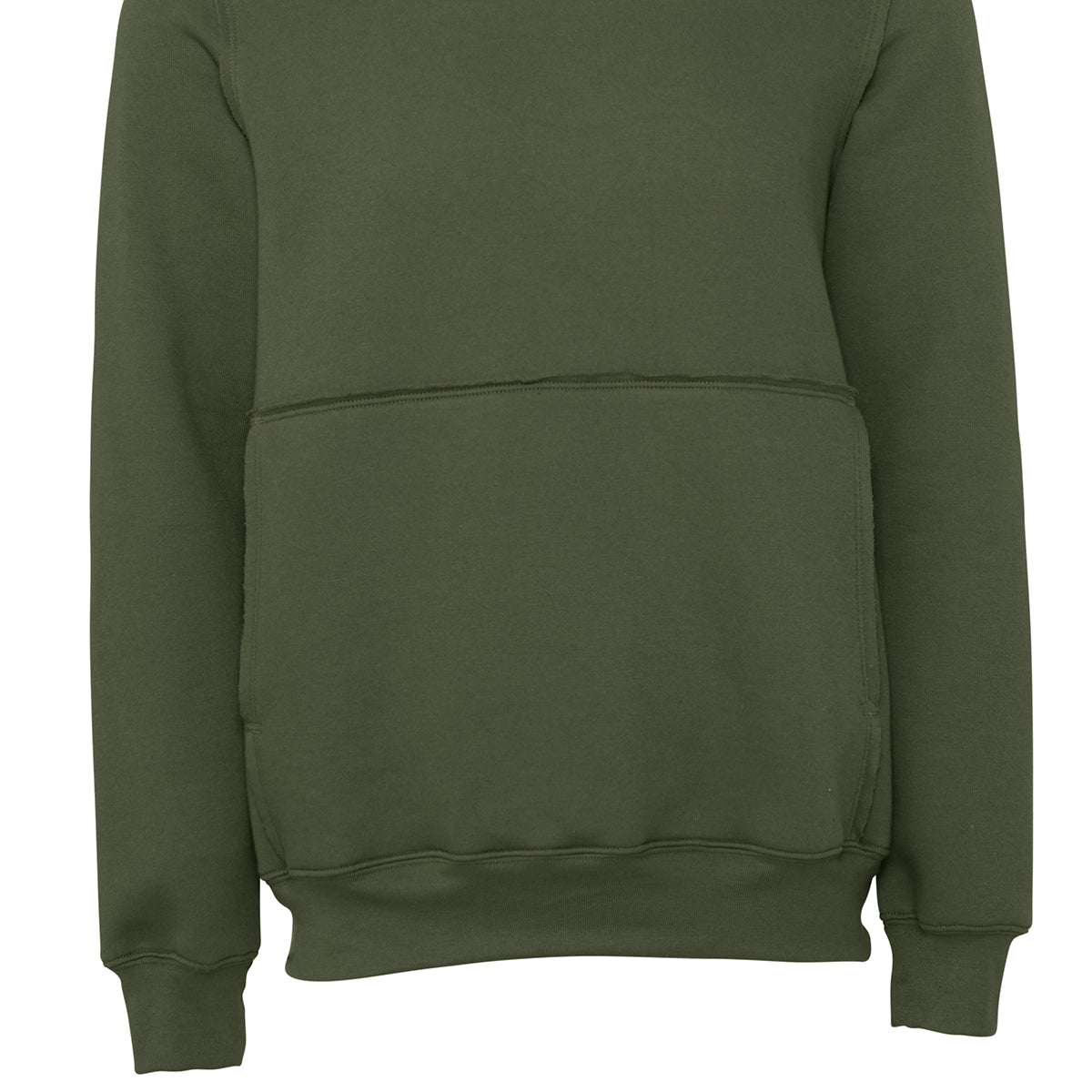 Bella & Canvas Unisex Raw-Seam Crew Pullover