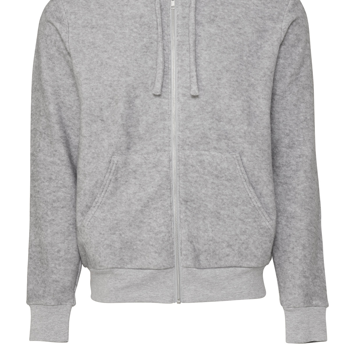 Bella & Canvas Unisex Sueded Fleece Full-Zip Hoodie
