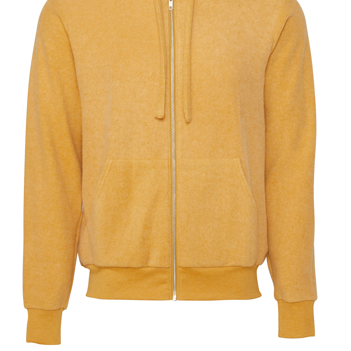 Bella & Canvas Unisex Sueded Fleece Full-Zip Hoodie