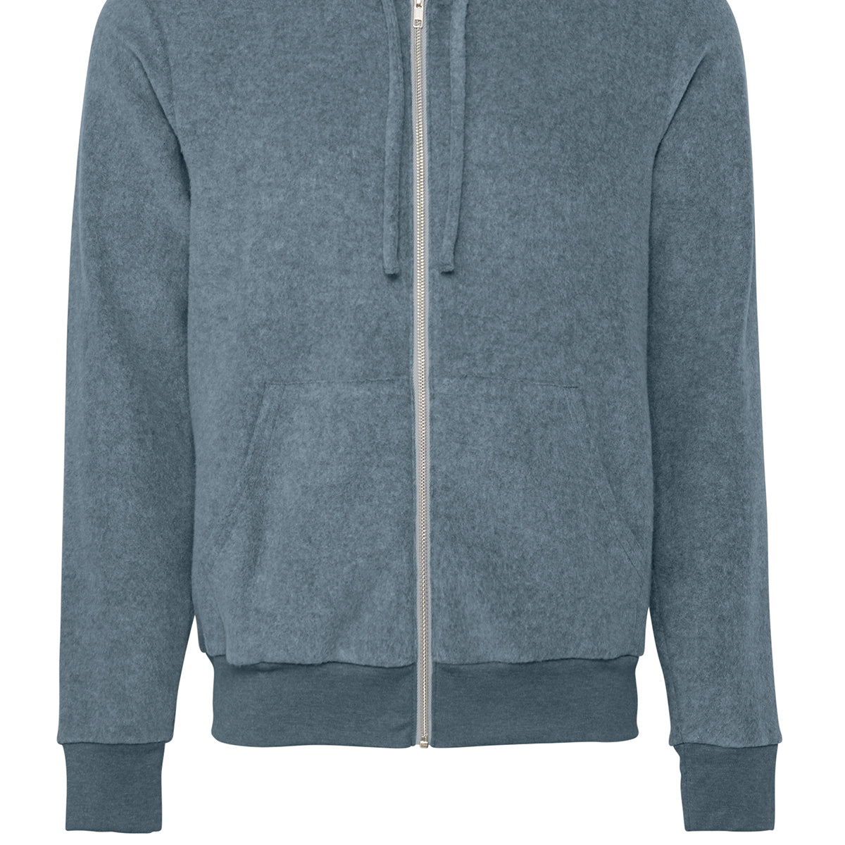 Bella & Canvas Unisex Sueded Fleece Full-Zip Hoodie