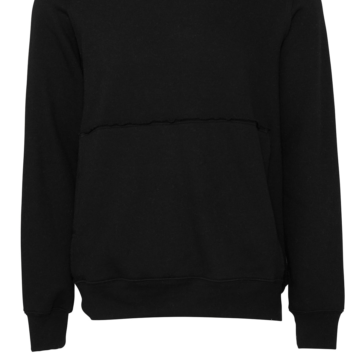 Bella & Canvas Unisex Raw-Seam Crew Pullover