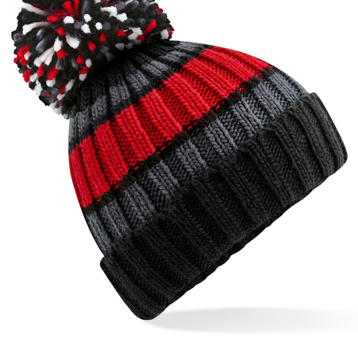 Beechfield Hygge Striped Beanie