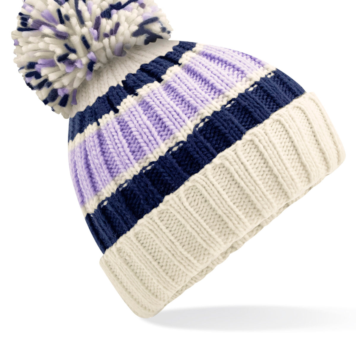 Beechfield Hygge Striped Beanie