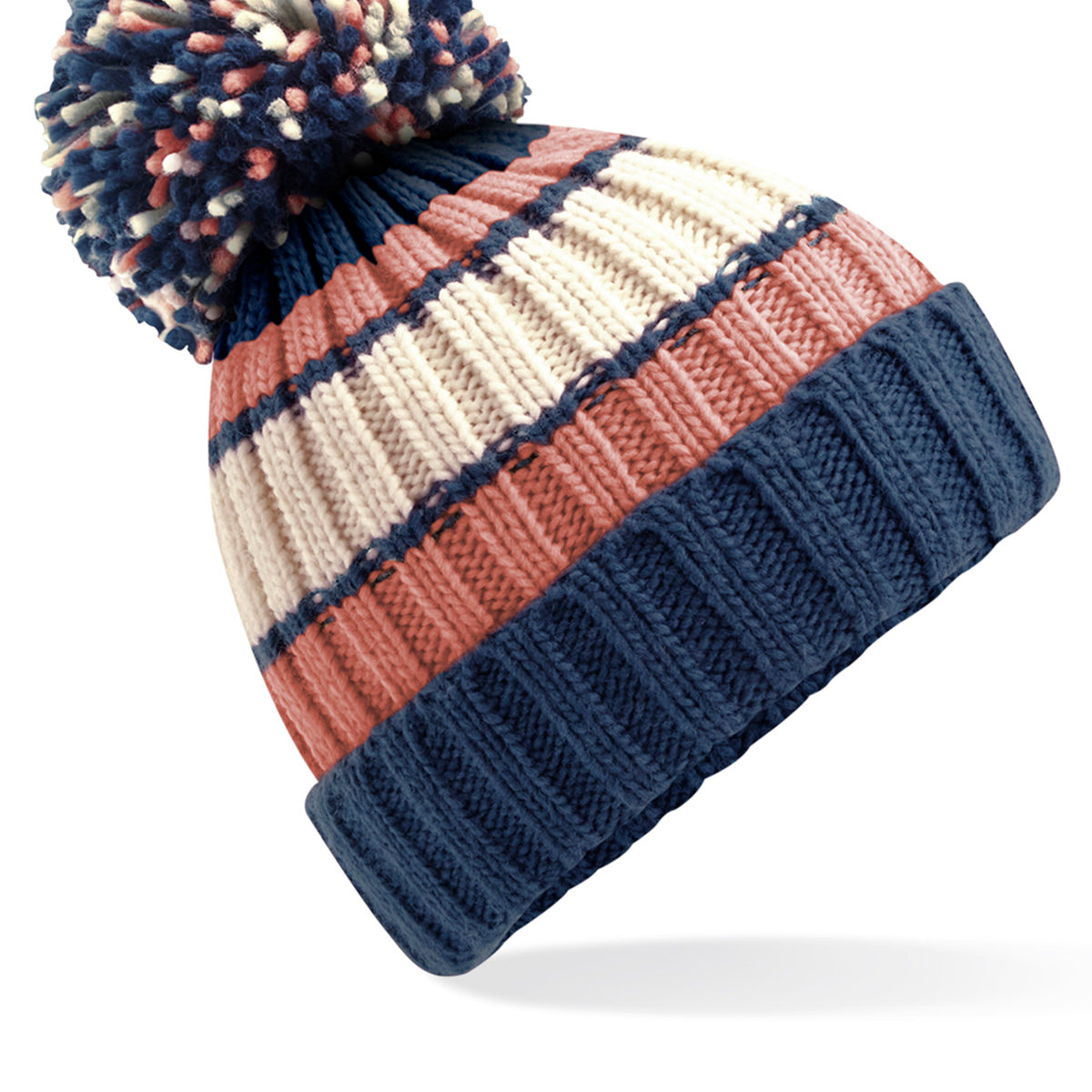 Beechfield Hygge Striped Beanie