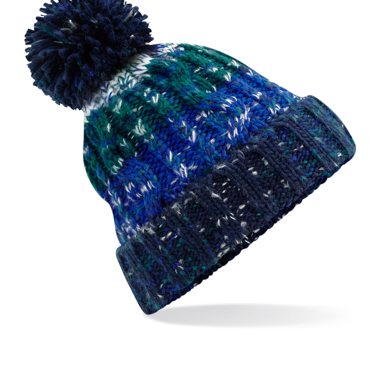Beechfield Corkscrew Pom Pom Beanie