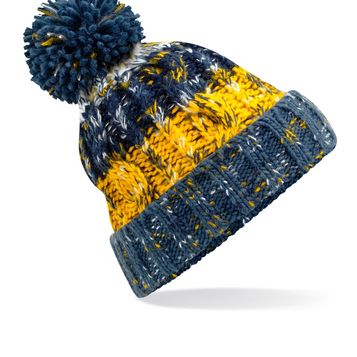 Beechfield Corkscrew Pom Pom Beanie