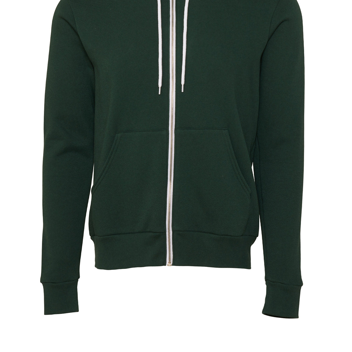 Bella & Canvas Unisex Polycotton Fleece Full-Zip Hoodie