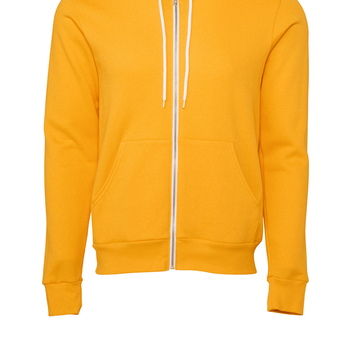 Bella & Canvas Unisex Polycotton Fleece Full-Zip Hoodie