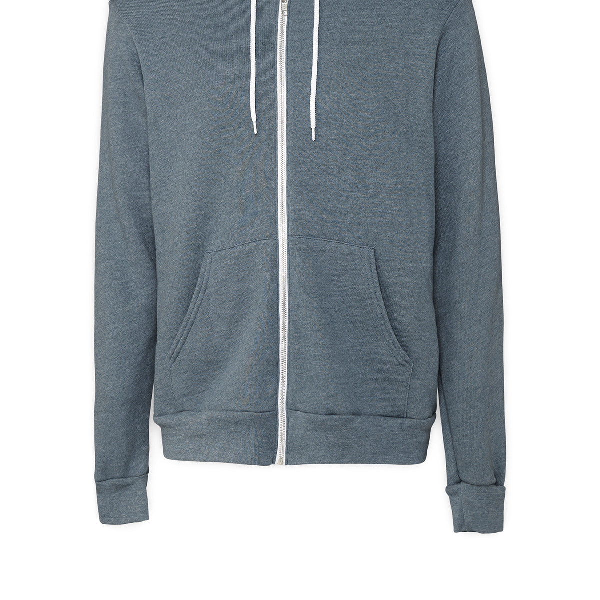 Bella & Canvas Unisex Polycotton Fleece Full-Zip Hoodie
