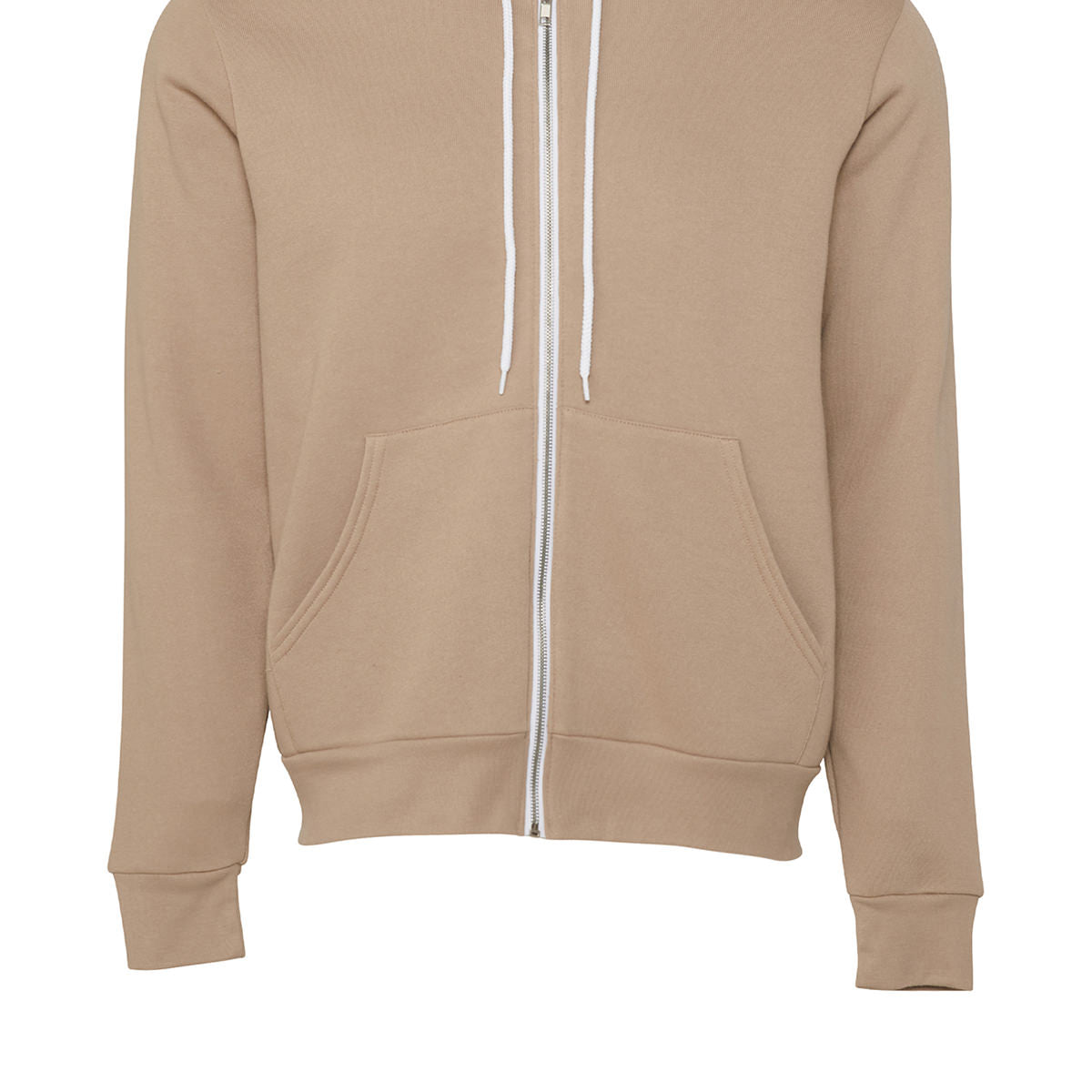 Bella & Canvas Unisex Polycotton Fleece Full-Zip Hoodie