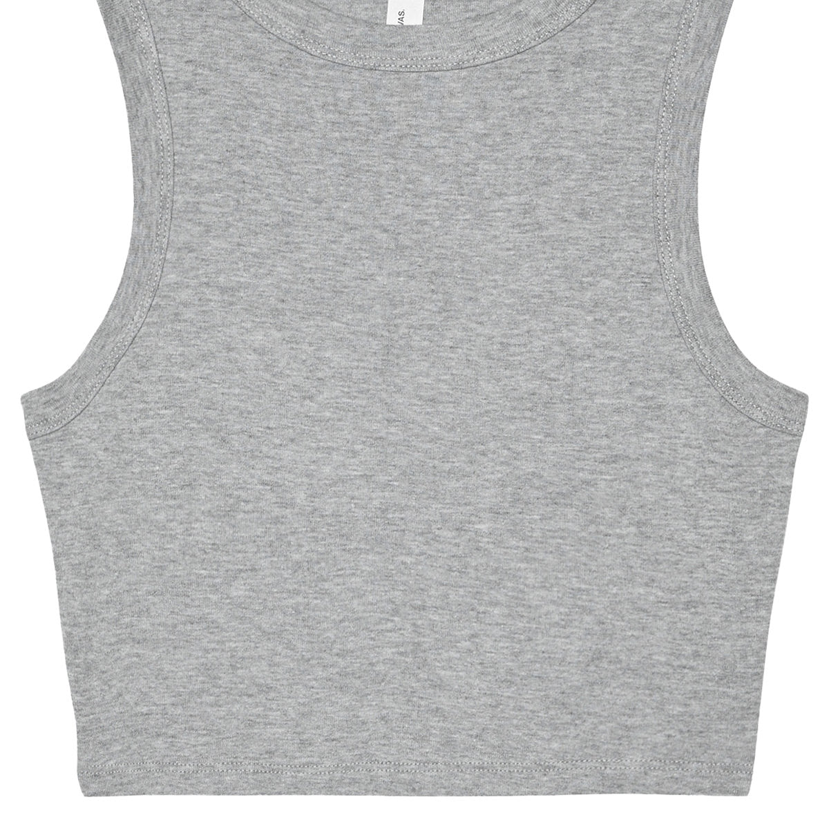 Bella & Canvas Women’S Micro Rib Muscle Crop Tank
