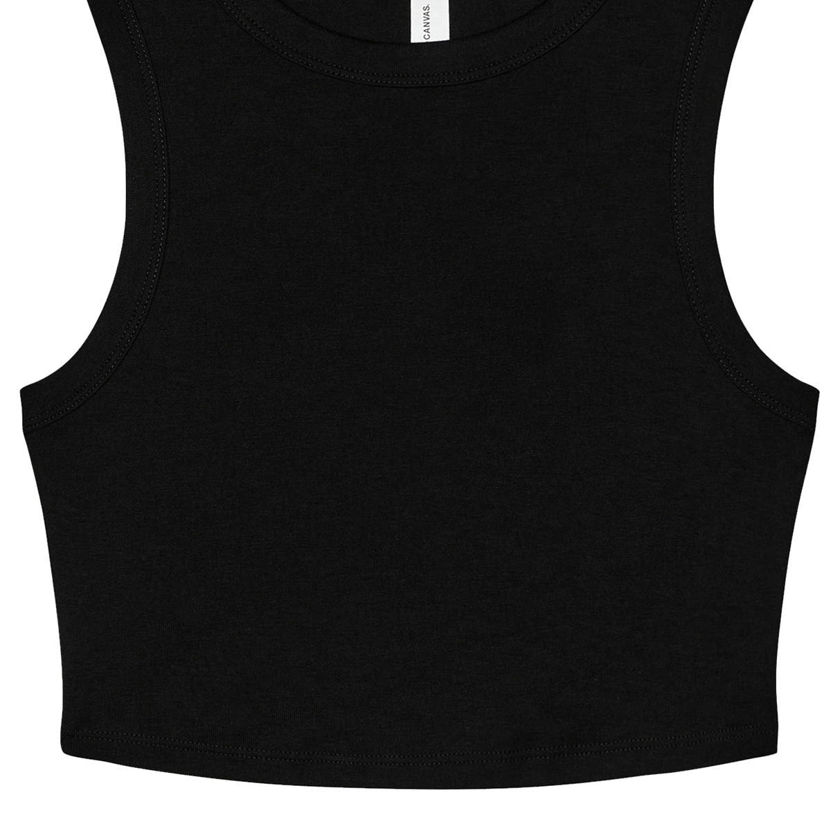 Bella & Canvas Women’S Micro Rib Muscle Crop Tank