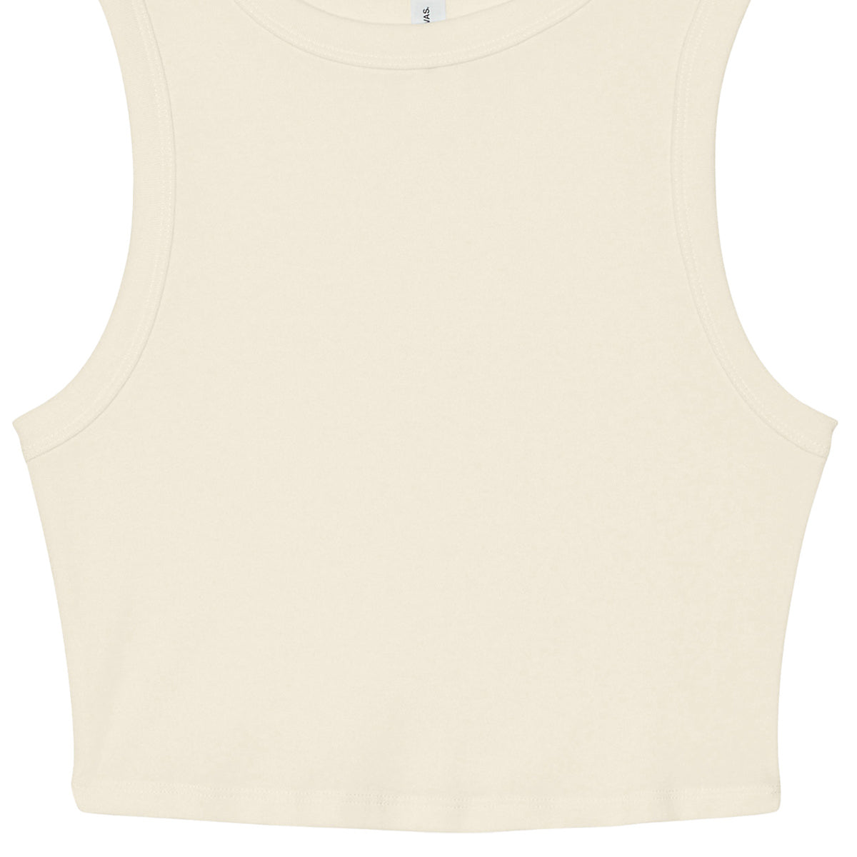 Bella & Canvas Women’S Micro Rib Muscle Crop Tank