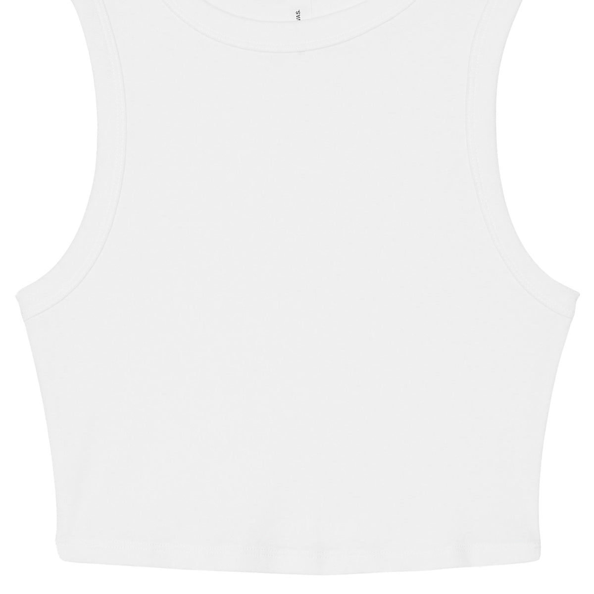 Bella & Canvas Women’S Micro Rib Muscle Crop Tank
