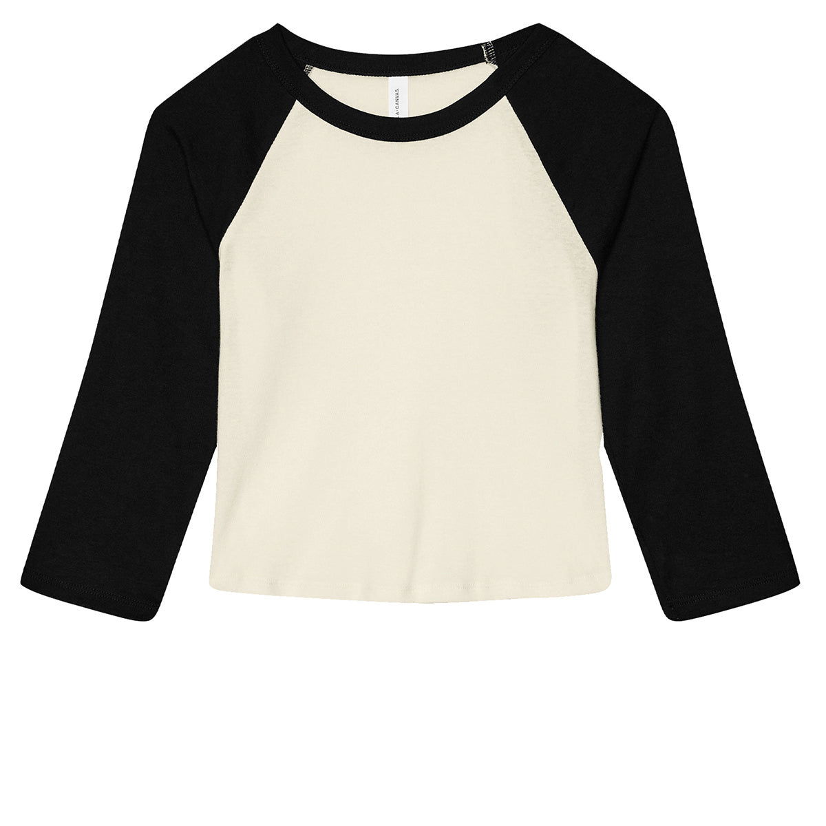 Bella & Canvas Women’S Micro Rib 3/4 Raglan Baby T-Shirt