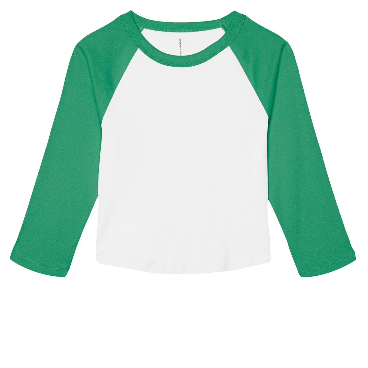 Bella & Canvas Women’S Micro Rib 3/4 Raglan Baby T-Shirt