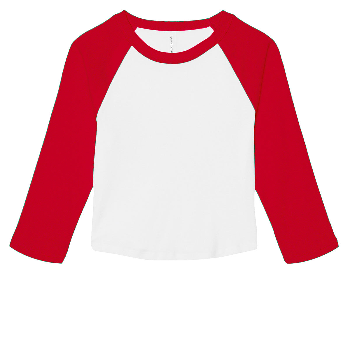 Bella & Canvas Women’S Micro Rib 3/4 Raglan Baby T-Shirt