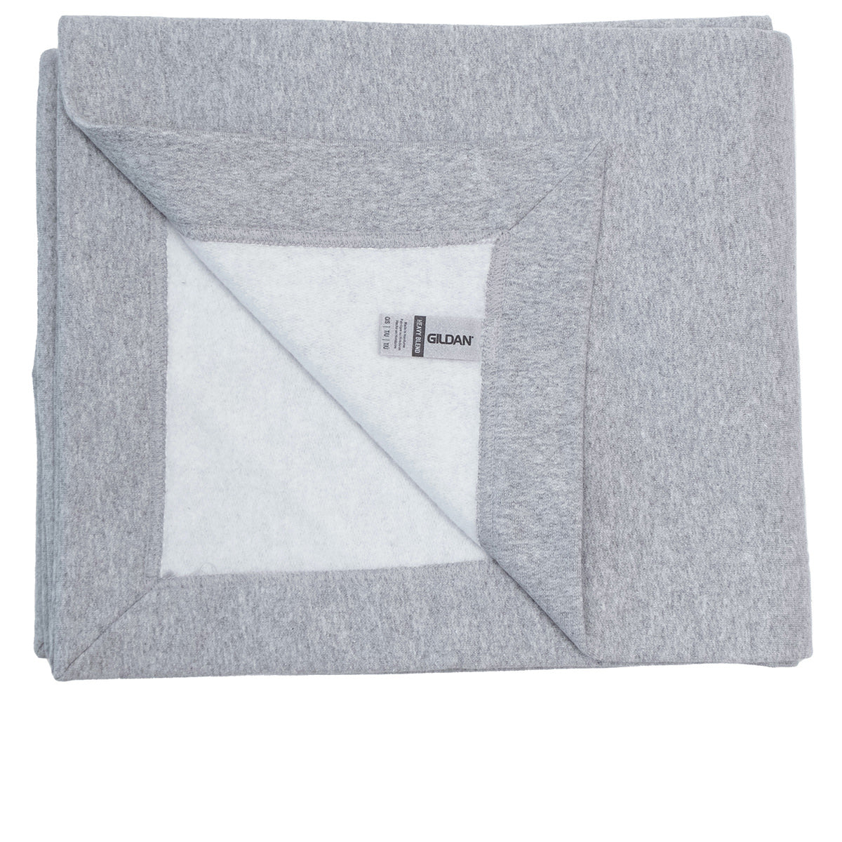 Gildan Heavy Blend fleece stadium blanket