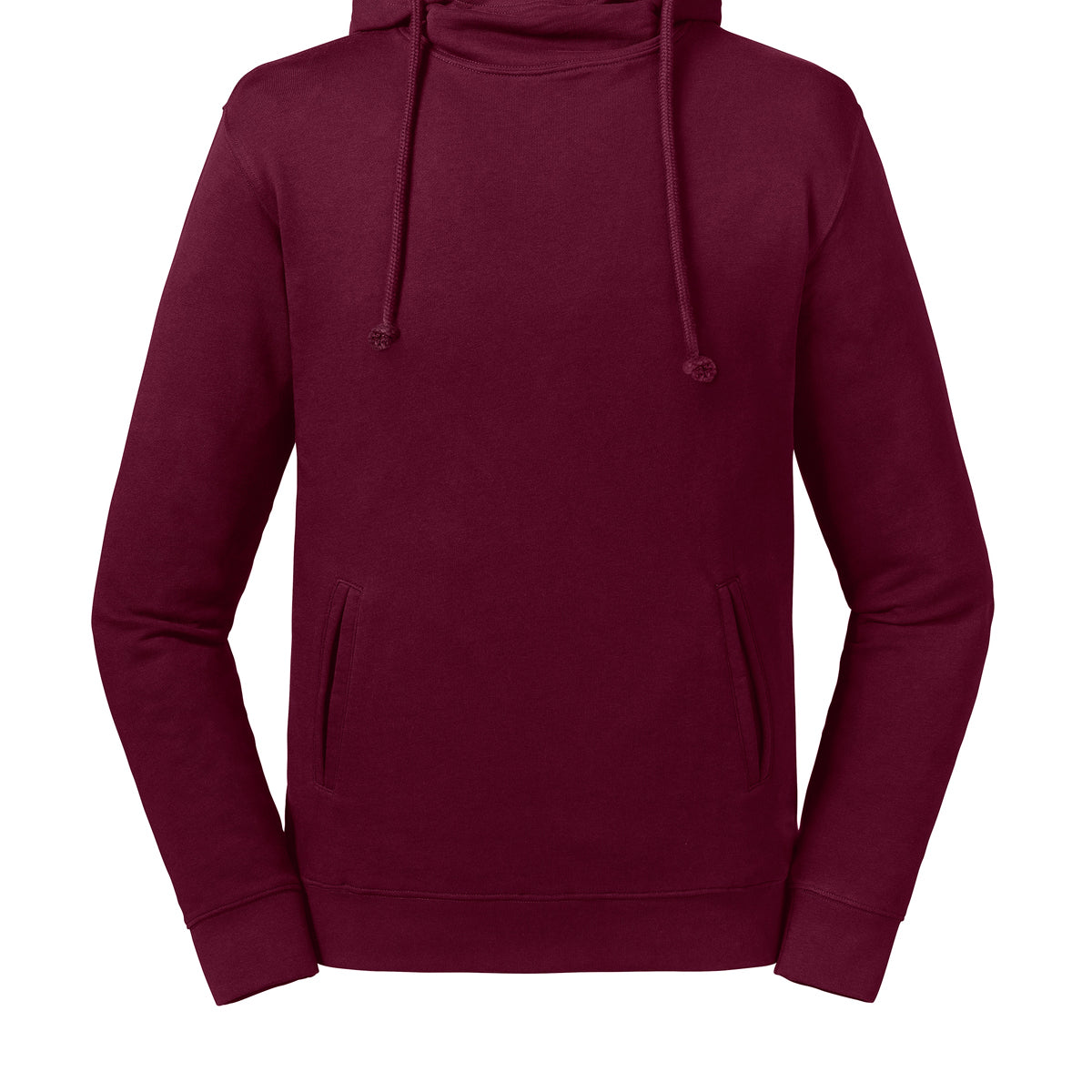 Russell Europe Pure Organic High Collar Hooded Sweatshirt
