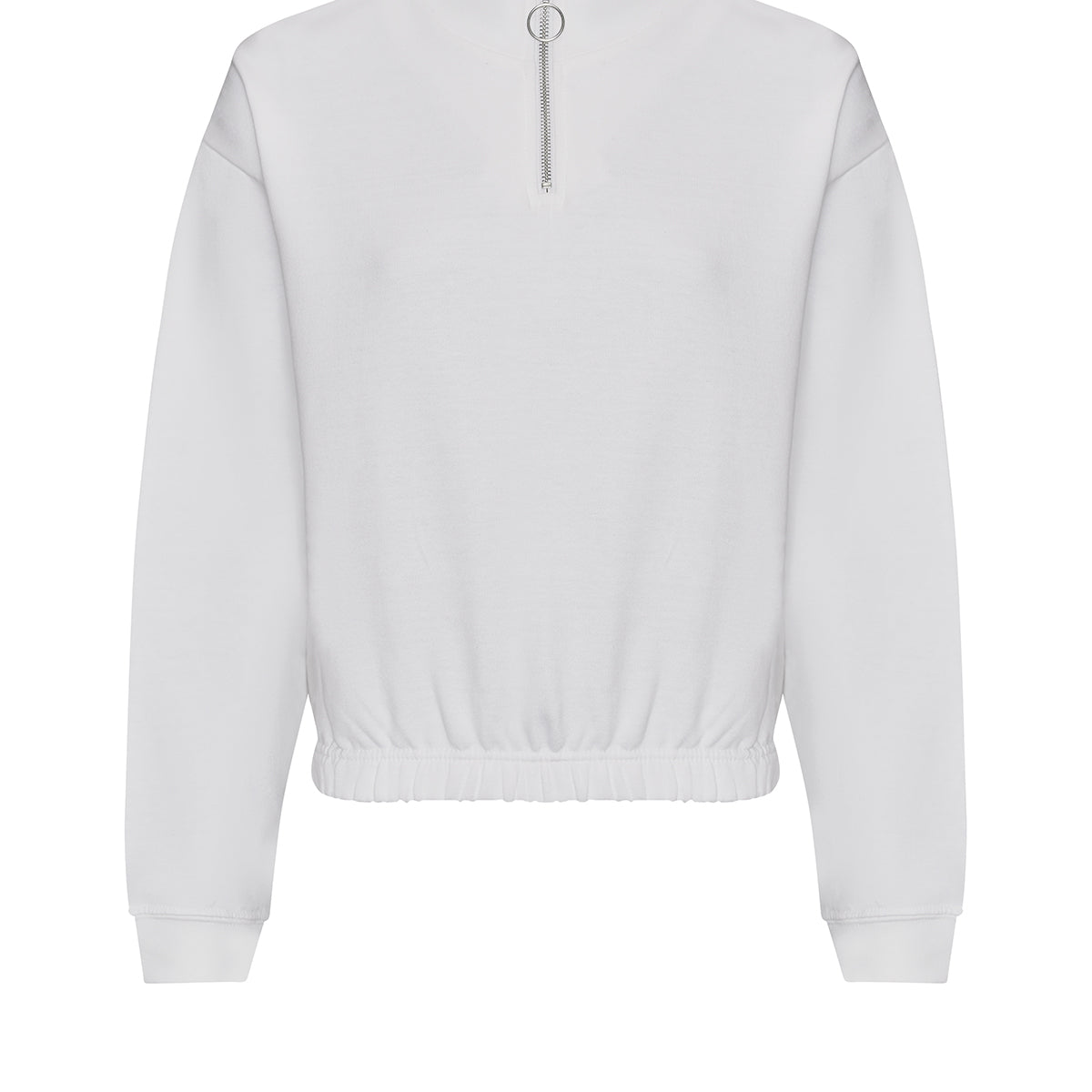 AWDis Just Hoods Women's Cropped ¼-Zip Sweat